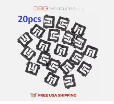 For 1966-74 Galaxie 500 Windshield Rear Window Reveal Mldg Clip 20pc FREE SHIP Foto 1 de 2