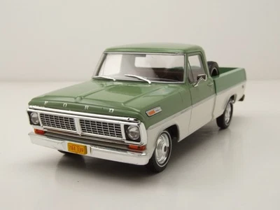 Ford F-100 Pick Up 1970 Verde Bianco Modellino 1:24 Whitebox - Immagine 1 di 4
