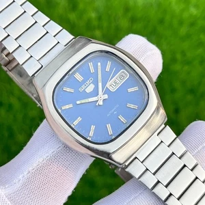 Vintage Seiko 5 Sea Blue Dial Automatic Japan Made Men's Watch 7009-5180 - Picture 1 of 18