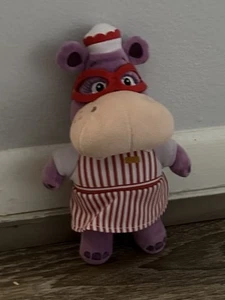 Disney Jr Doc McStuffins Hallie Hippo Bean Bag Plush Doll Figure Stuffed Toy 8" - Picture 1 of 4
