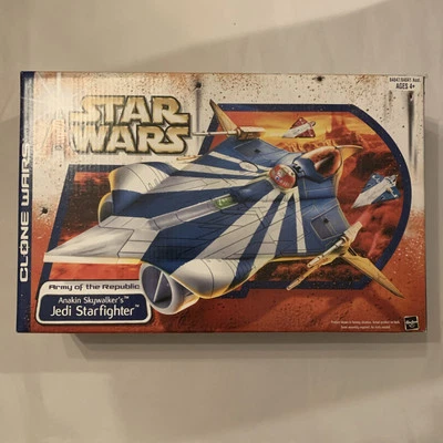 2003 Star Wars The Clone Wars Anakin Skywalker's Jedi Starfighter SEALED NIP - Image 1 of 4
