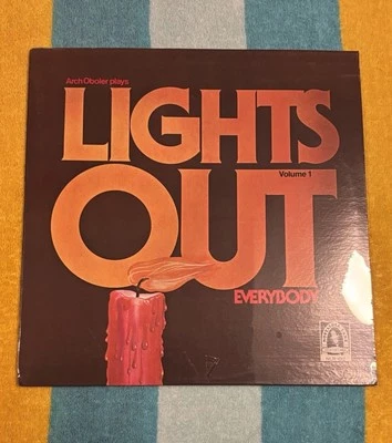 SEALED! Vinyl LP Lights Out Everybody Arch Oboler Plays Volume 1 Halloween Radio Foto 1 de 4