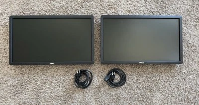 2 Dell E2213Hb Widescreen LCD Flat Panels 22" Computer Monitor w/ Power Cords - Image 1 of 4