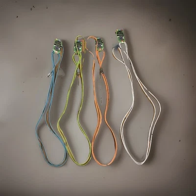 Type C 10 Foot Charging Cable Glow In The Dark 4 Pack Blue White Orange Green - Image 1 of 4