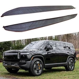 2PCS Black Running Board fits for Rivian R1S 2022-2024 Side Step Nerf Bar - Picture 1 of 10
