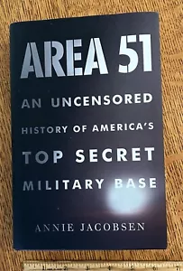 Area 51: An Uncensored History... Annie Jacobsen, signed 1st edition. NR! - Picture 1 of 12