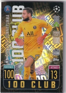 Topps Match Attax CL Extra 21/22 CLU 1 Gianluigi Donnarumma Club 100 - Picture 1 of 1