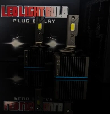 BMW 4 Series Convertible 2016-2020 D1S LED Bulbs 8000LM 55W Xenon White OEM Fit - Image 1 of 4