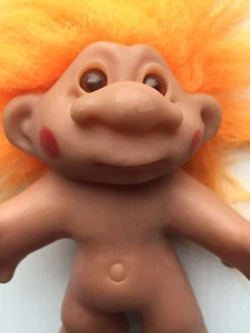 Vintage Toy Troll Doll DAM 1986 Orange Hair - Picture 1 of 4