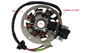 STATOR GENERATOR FOR POLARIS SCRAMBLER 50CC 90CC PREDATOR 50 90CC ATV UTV - Picture 1 of 4