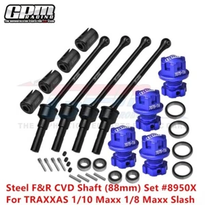 GPM Stahl F&R CVD Welle (88mm) Set #8950X für TRAXXAS 1/10 Maxx 1/8 Maxx Slash - Bild 1 von 7