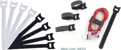 Paquete de 60 correas de sujeción para cables organizador de cables reutilizables Foto 1 de 4
