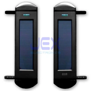 Add On Set Multi Beam IR Sensor Solar Powered Wireless Perimeter Security Alarm - Picture 1 of 3