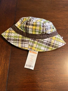 NEW Gymboree Boys 12-18 MONTHS Bucket Sun Hat Multicolor Beach Summer Cotton - Picture 1 of 6