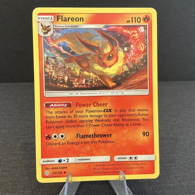 Flareon 25/236 Sun & Moon Cosmic Eclipse NM Regular  - Image 1 of 2