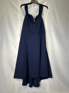 City Studio Navy Rose Dress Gorgeous Premium Quality Sweetheart Off Shoulder - Picture 1 of 11