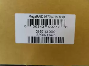 Broadcom BCM MEGARAID 9670W-16i SAS/SATA/NVMe8GB 05-50113-00001 - Picture 1 of 3