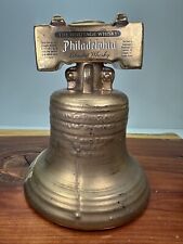 Philadelphia 1976 Bicentennial Liberty Bell Gold Heritage Whiskey empty bottle