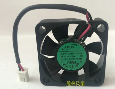 1PCS ADDA AD0412MX-G70 DC 12V 0.08A Cooling Fan Cooler Fans Heat Sink 40*40*10mm