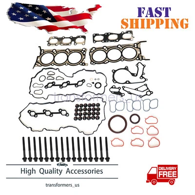 Juego de pernos de junta de culata para Kia Sorento/Sedona 2013-2020 + Hyundai Santa Fe 3,3 L V6 Foto 1 de 4