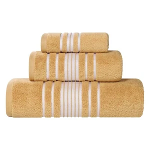 Sadie Zero Twist Cotton Solid Absorbent 3 Piece Towel Set - Picture 1 of 82