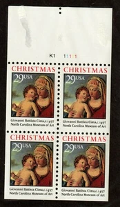 Scott 2790a Madonna and Child unfolded booklet pane MNH Free shipping in USA! - Picture 1 of 1