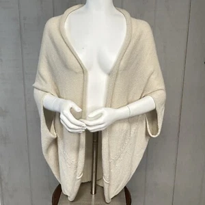 Womens Open Front Cardigan Sweater Size M/L Knit Short Kimono Sleeves Lagenlook - Picture 1 of 8