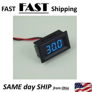 FLUSH MOUNT ---- digital Battery Level Meter - Car Audio Amp Meter ( VOLT ) 12 V - Picture 1 of 4