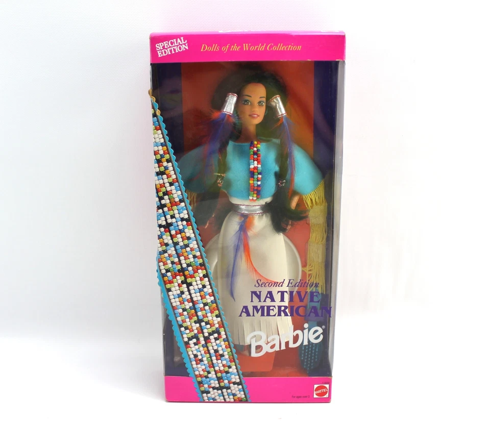 Barbie 2ª Ed Muñecas Nativas Americanas del Mundo DOTW 11609 Muñeca Mattel 1993 Foto 1 de 3