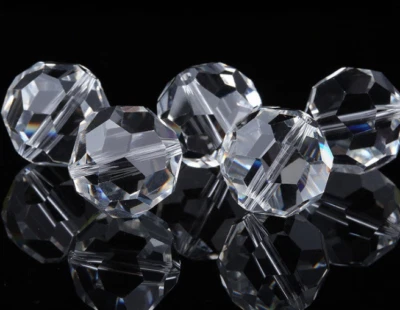 Nuevo 14-30mm Redondo Cristal Tierra Facetado Cuentas Espaciadoras Sueltas Cuentas Cristal Foto 1 de 4