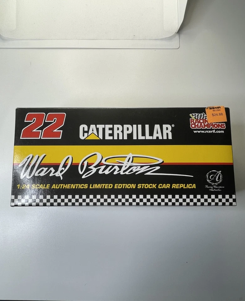 Ertl Racing Champions Nascar #22 Ward Burton Caterpillar Dodge 1:24 Diecast - Image 1 of 4