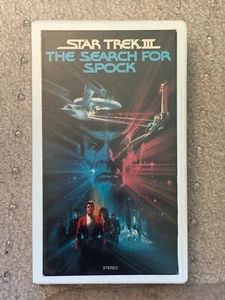 Star Trek III The Search for Spock VHS (in rental style box) - Picture 1 of 2