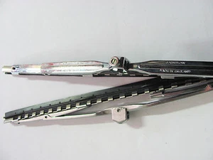 COPPIA SPAZZOLE TERGICRISTALLO CROMATE MM.280 TRIUMPH, MG ECC. - Bild 1 von 1