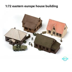 1/72 Diorama Buildings Model Eastern European Town House Scene Display Model Toy - Picture 1 of 19