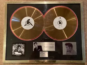 SUPER RARE: Elvis Framed Gold Discs- ONLY 250 MADE WORLDWIDE **EX** WITH COA - Picture 1 of 9