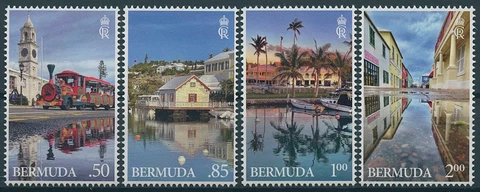 Bermuda Stamps 2023 MNH Reflections Architecture Buildings Tourism 4v Set Cover
