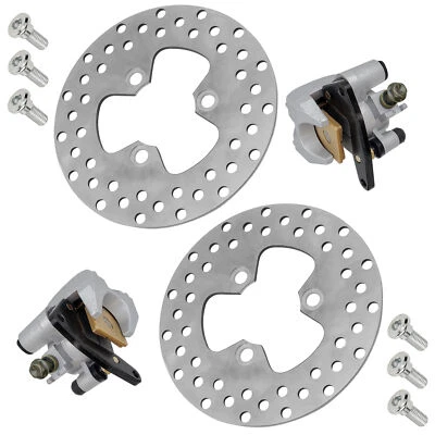 Disco de freno delantero y pinza Caltric para Honda Sportrax 400 TRX400EX 2x4 1999-2001 Foto 1 de 4