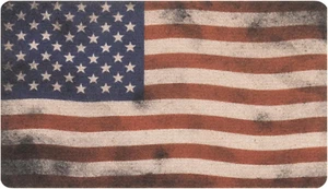 4Th-Of-July Welcome-Doormat for Independence-Day - Coir-Door-Mat White/Red/Blue  - Picture 1 of 9