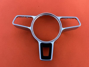 PORSCHE 911 CAYENNE MACAN PANAMERA STEERING WHEEL TRIM PANEL for CHRONO SW - Picture 1 of 13