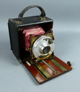 Vintage Thornton Pickard Nimrod Automan Camera with Panoptic Shutter c1907 - Picture 1 of 24