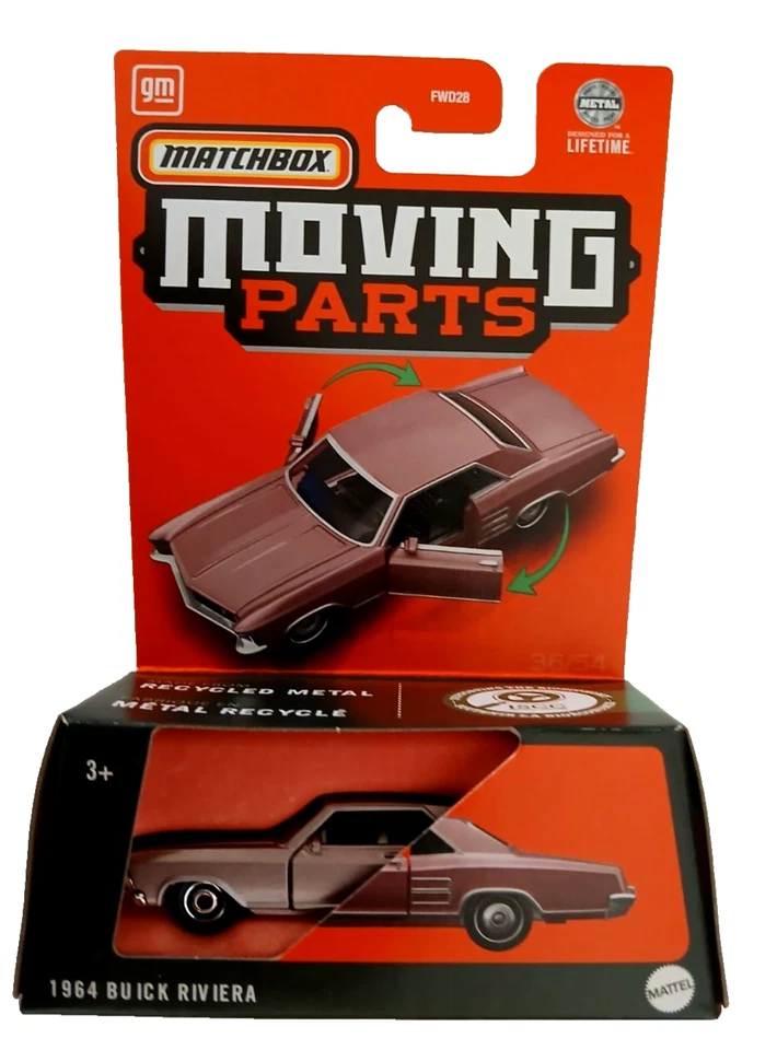 Matchbox 1964 Buick Riviera FWD28 - Moving Parts- # DZ1 - Immagine 1 di 1