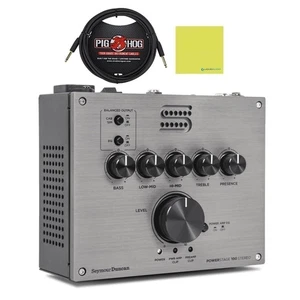 Seymour Duncan PowerStage 100 Stereo Pedalboard Amp Bundle with 10 ft Pig Hog... - Picture 1 of 6