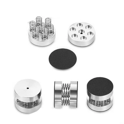 1x ALU Gerätefüße Absorber für Plattenspieler - Dämpfung für Amp-Stand/Turntable - Bild 1 von 4