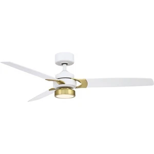 Used Fanimation Fans FP7634MWBS Amped - 3 Blade Ceiling Fan with Light Kit-12.89 - Picture 1 of 1