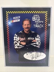 Dale Earnhardt signiert 1996 New Orleans Convention Busch Werbung 8,5x11 - Bild 1 von 3