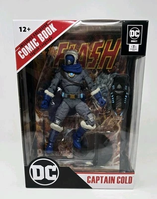 Figura de acción DC Direct CAPTAIN COLD 7" ¡con cómic flash exclusivo! ¡Nuevo! Foto 1 de 4