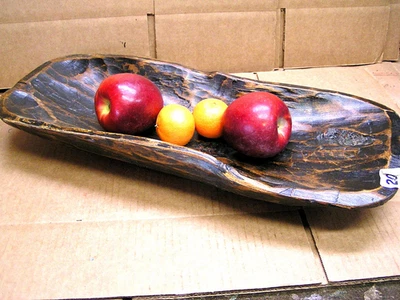 Hand Carved Wooden Dough Bowl Bread Trencher 2092 - Image 1 of 4