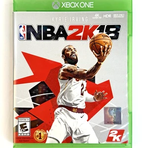 NBA 2K18 Kyrie Irving Funda Microsoft Xbox One Juego Excelente Estado Probado - Imagen 1 de 7