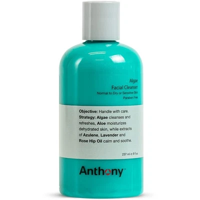 Limpiador facial Anthony Algae 8 fl oz 237 ml para piel sensible normal a seca NUEVO Foto 1 de 2