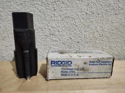 RIDGID 35840 E5117 1" NPT x 1-9/64" x 11-1/2"TPI CARBON STEEL PIPE TAP EXCELLENT - Image 1 of 4